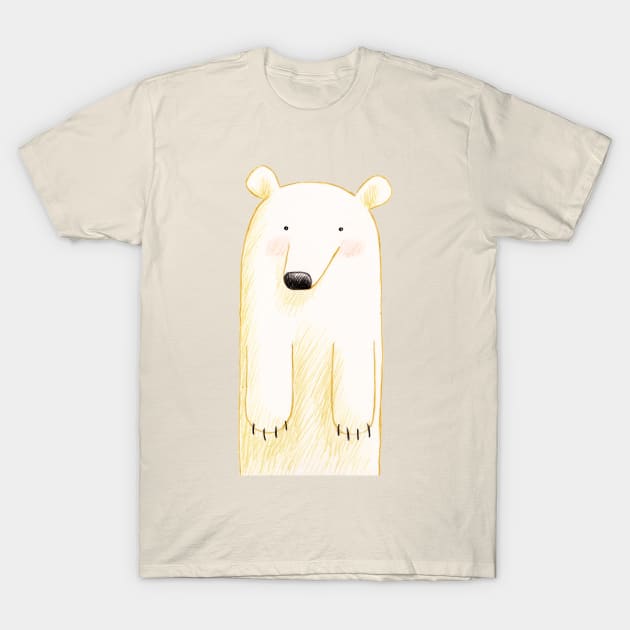 It's a Family of Bears - Polar Bear T-Shirt by shiro